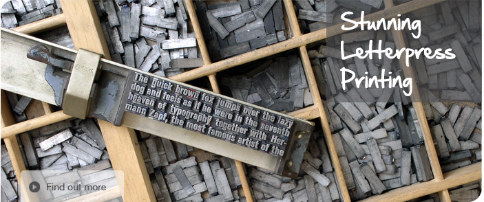 Stunning Letterpress Printing